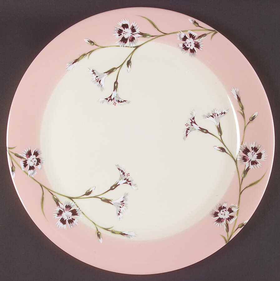 Garden Pinks Pink 14" Chop Plate (Round Platter) by Stewart House-1
