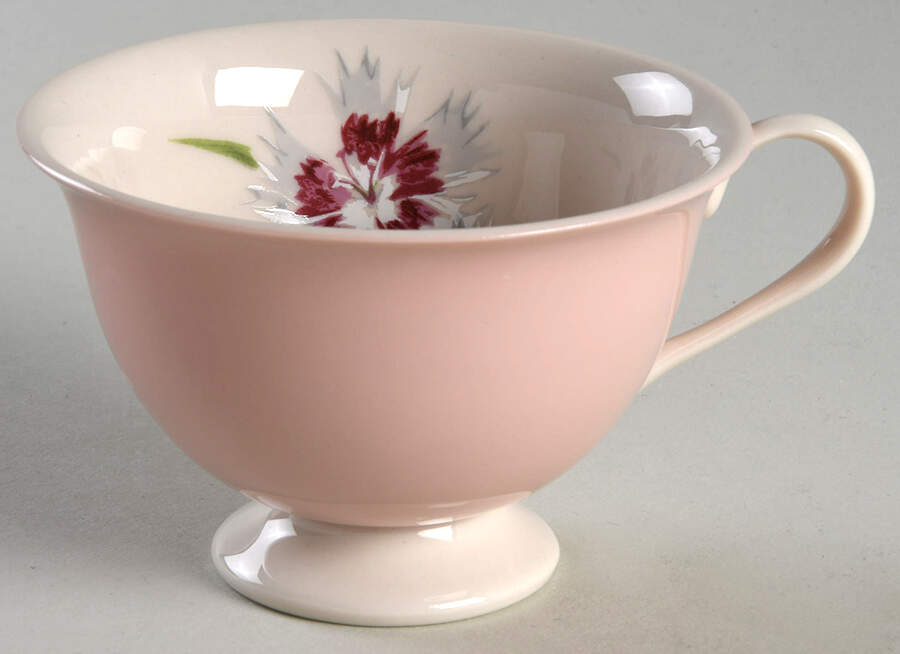 Garden Pinks Pink Footed Cup by Stewart House-1