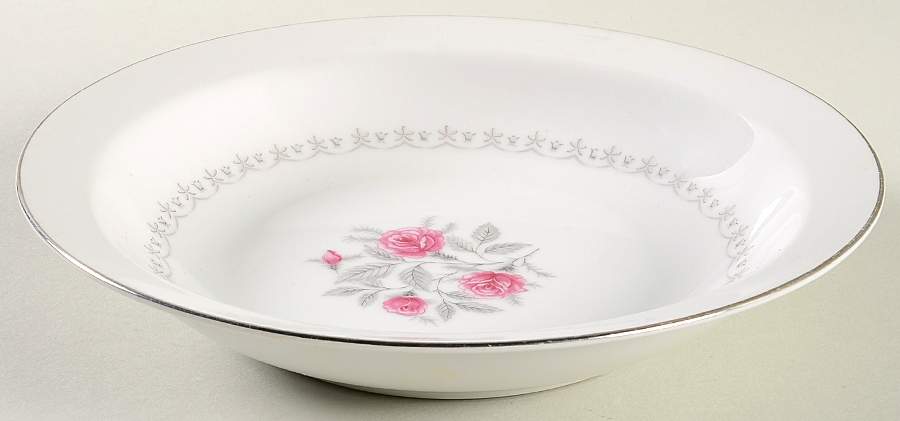Dawn Rose Rim Soup Bowl by Summit-1