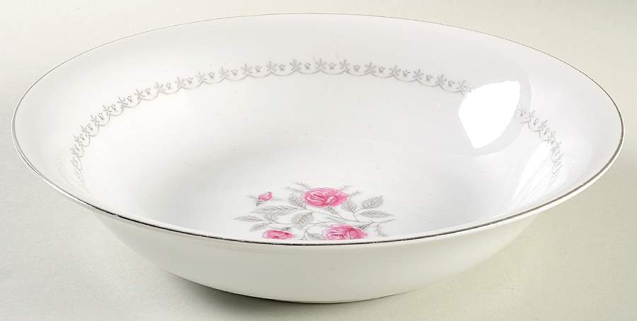 Dawn Rose 9" Round Vegetable Bowl by Summit-1