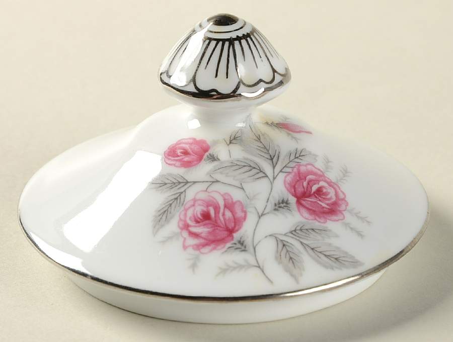 Dawn Rose Lid for Sugar Bowl by Summit-1