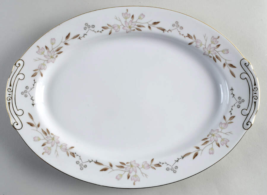 Joan 14" Oval Serving Platter by Summit-1