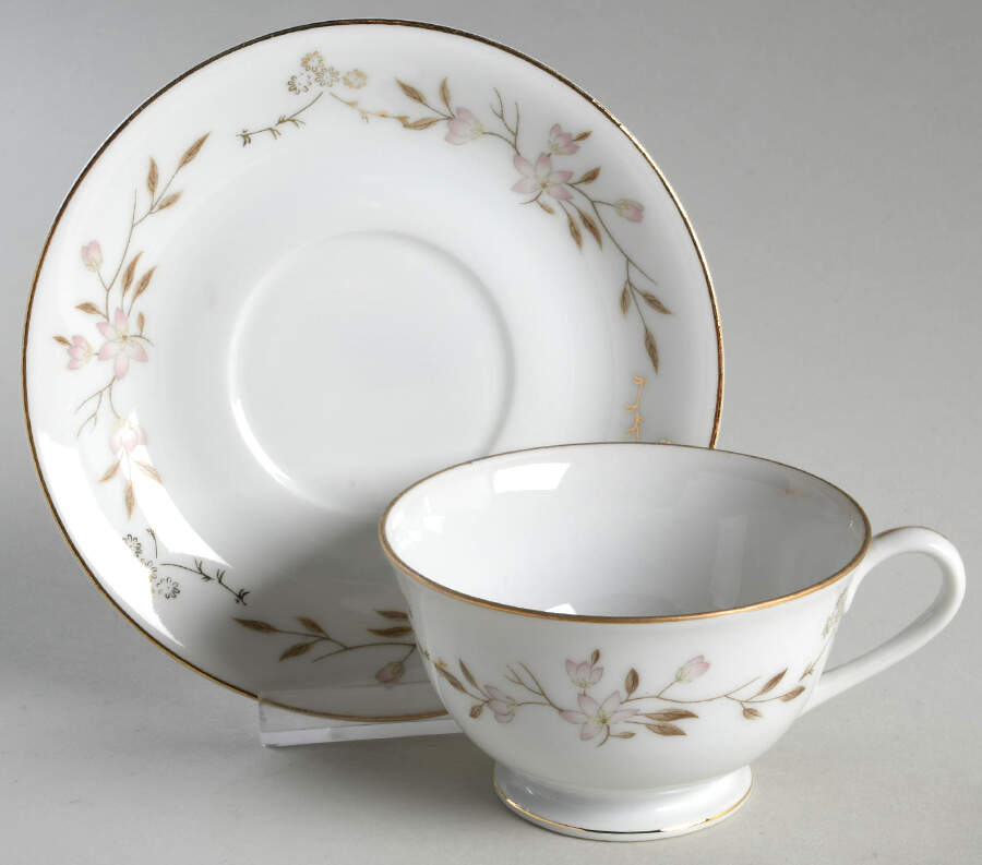 Joan Footed Cup & Saucer Set by Summit-1