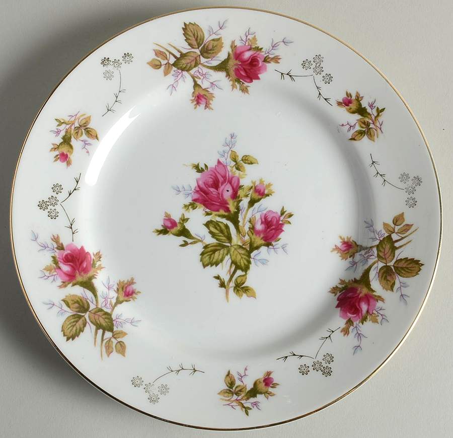 Moss Rose Salad Plate by Summit-1