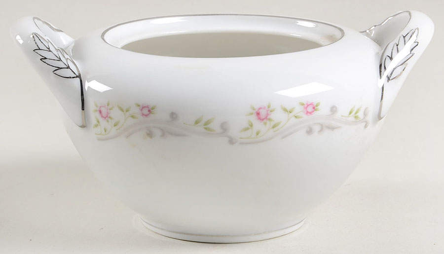 Rose Bud Sugar Bowl No Lid by Summit-1
