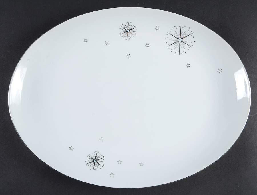 Stardust 12" Oval Serving Platter by Summit-1
