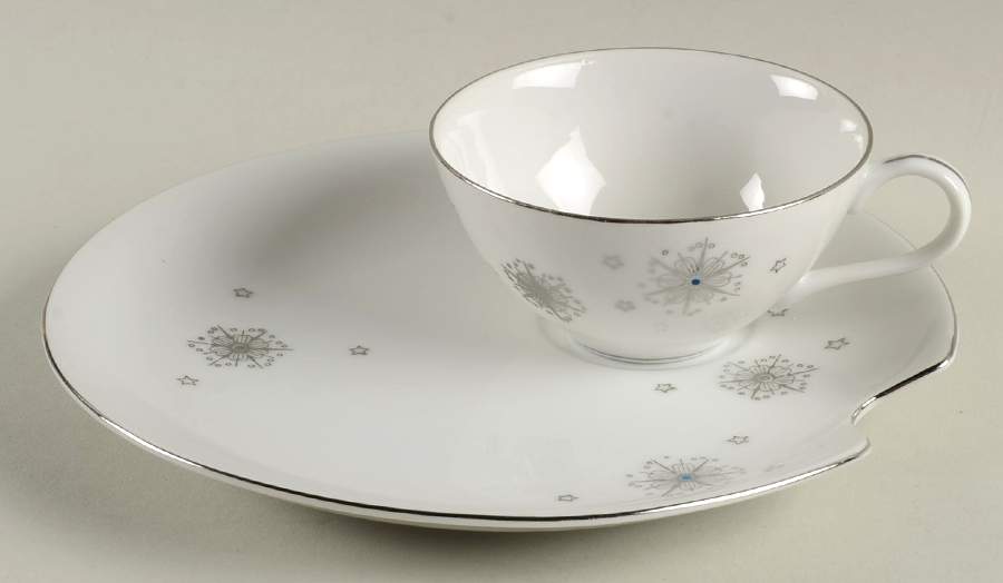 Stardust Snack Plate & Cup Set by Summit-1