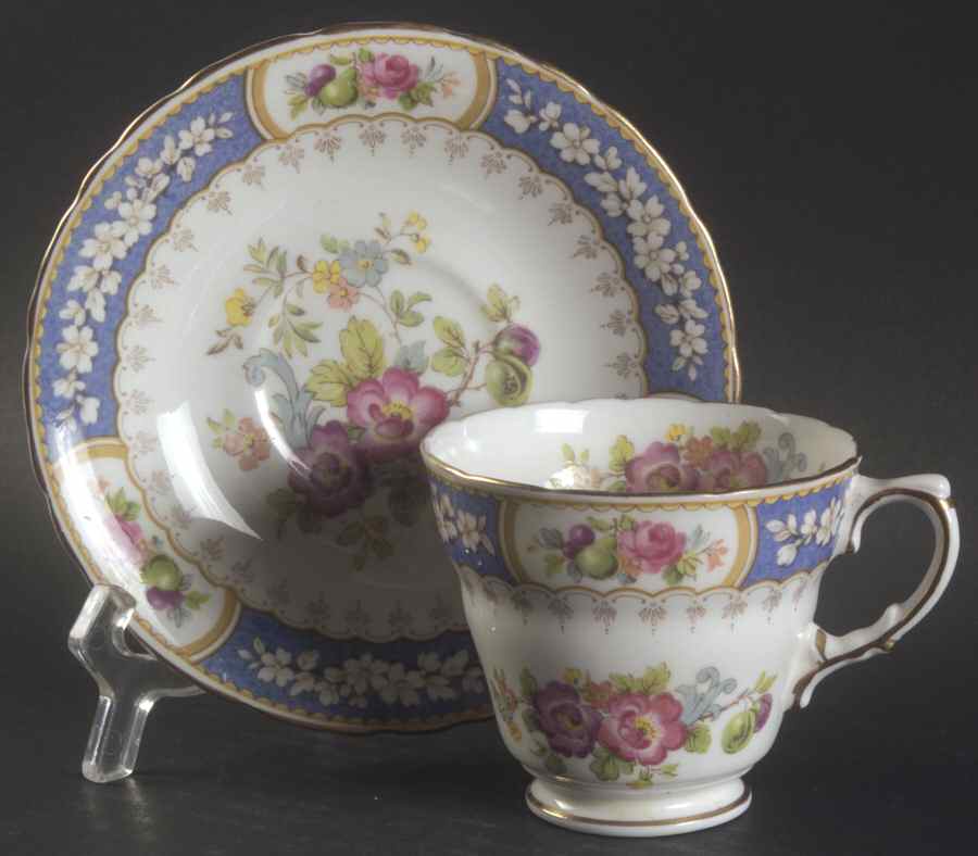 Evesham Footed Cup & Saucer Set by Sutherland-1