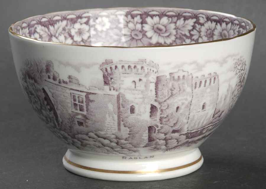 Historical Britain Mulberry Open Sugar Bowl by Sutherland-1