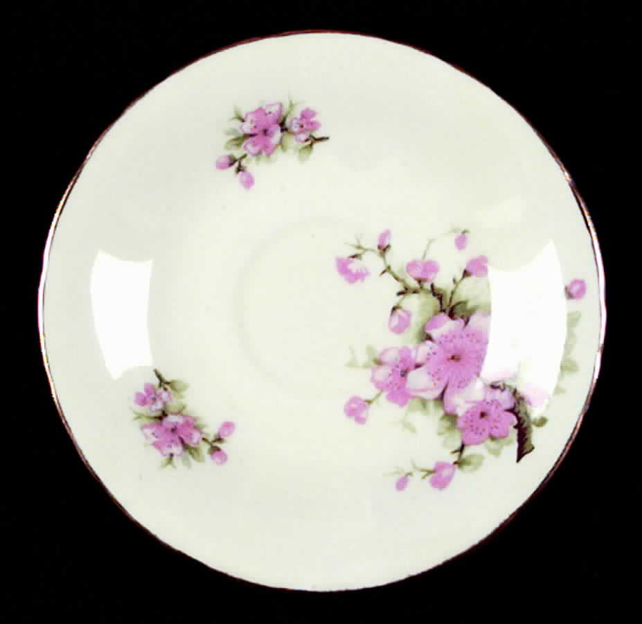 Peach Blossom Saucer by Sutherland-1