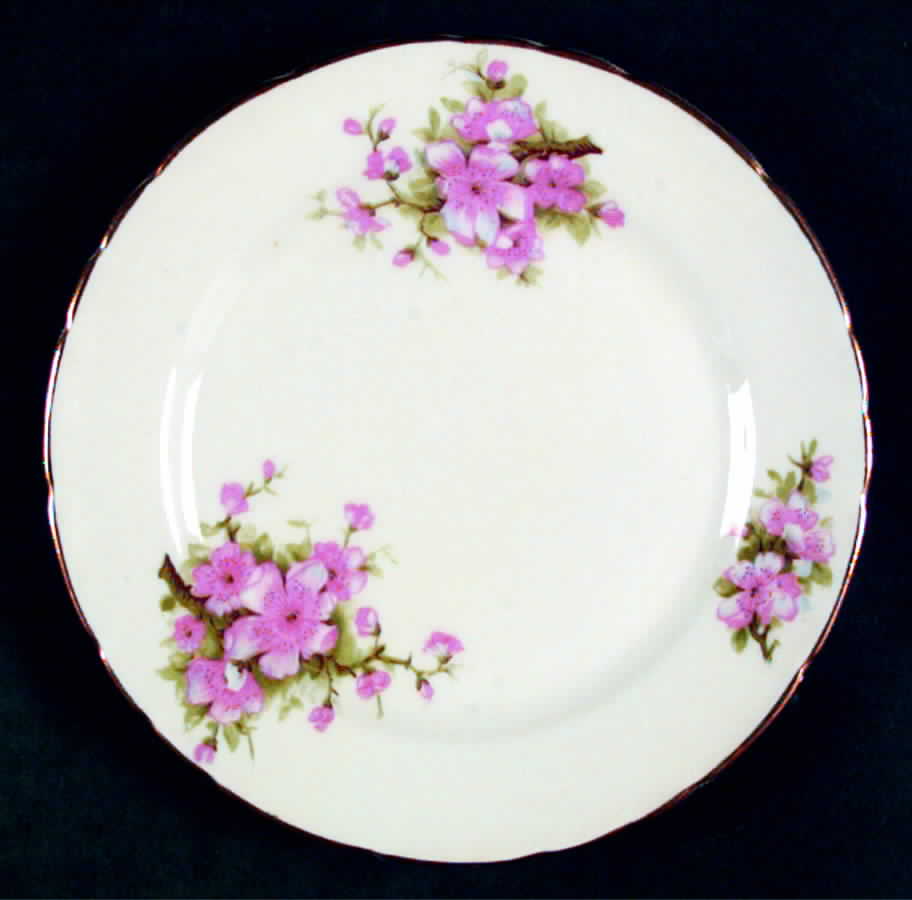 Peach Blossom Bread & Butter Plate by Sutherland-1