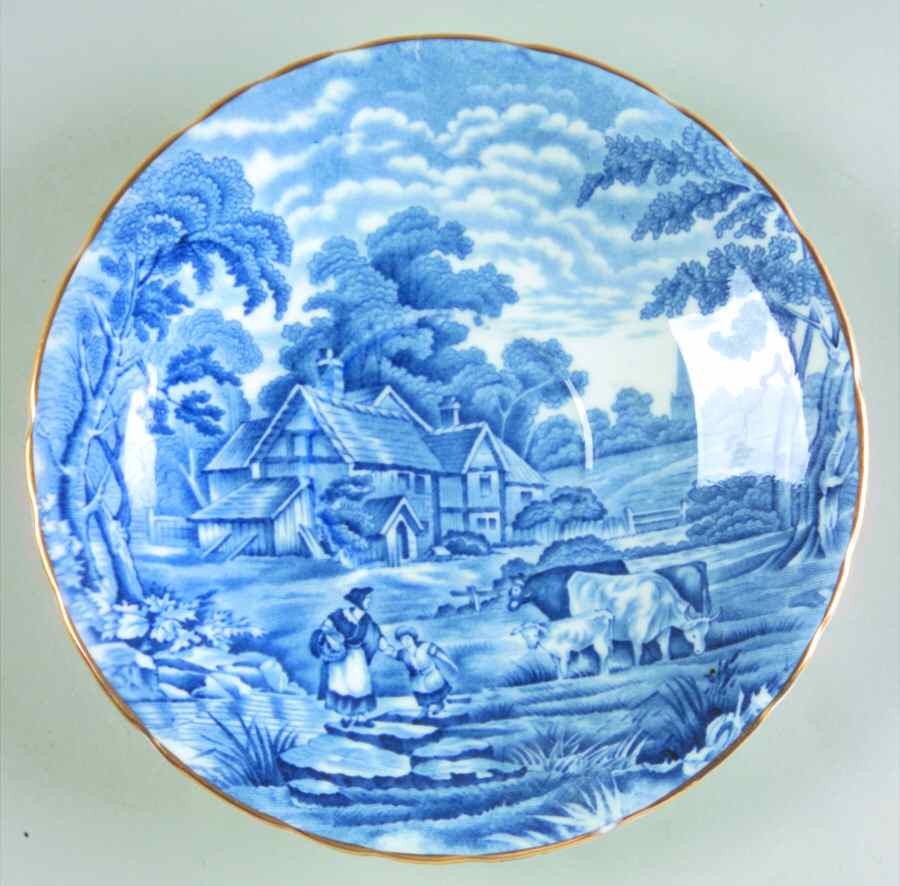 Rural Scenes Saucer by Sutherland-1