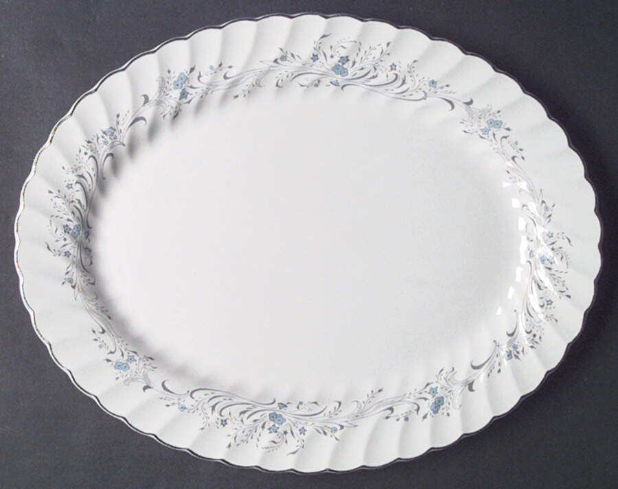 Charmian 14" Oval Serving Platter by Sovereign Potters-1