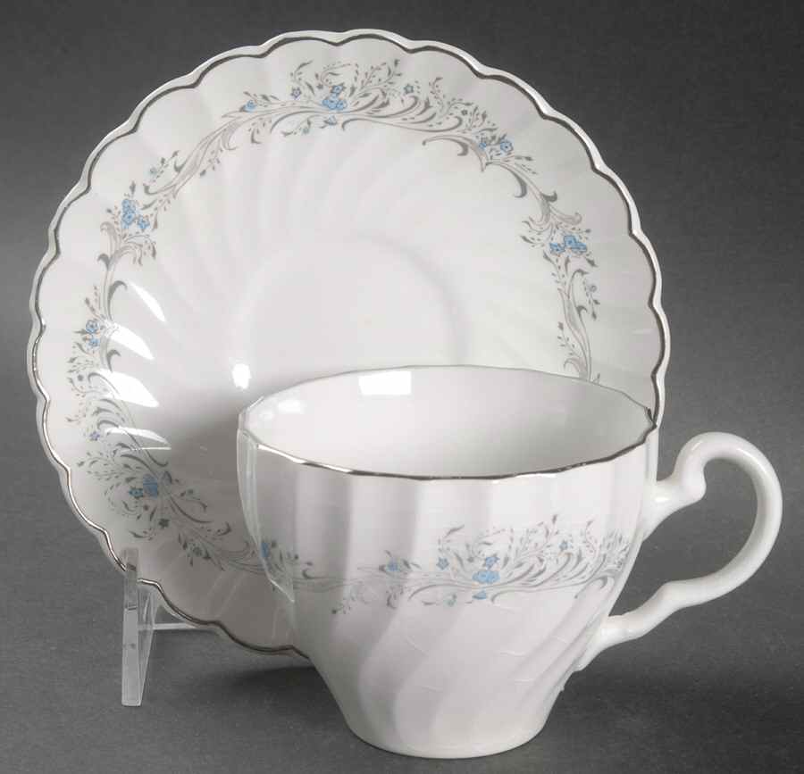 Charmian Flat Cup & Saucer Set by Sovereign Potters-1
