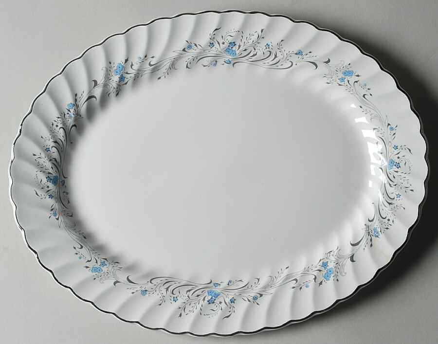Charmian 12" Oval Serving Platter by Sovereign Potters-1