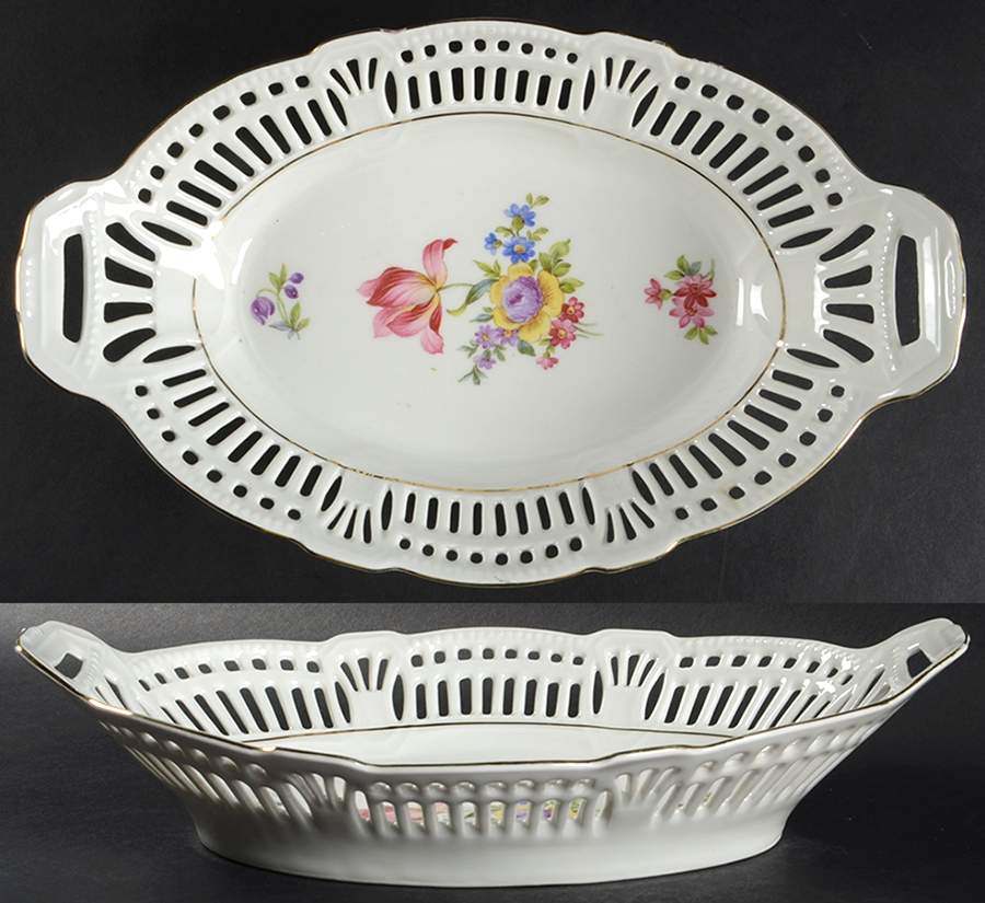 SWH8 12" Pierced Oval Bowl by Schwarzenhammer-1