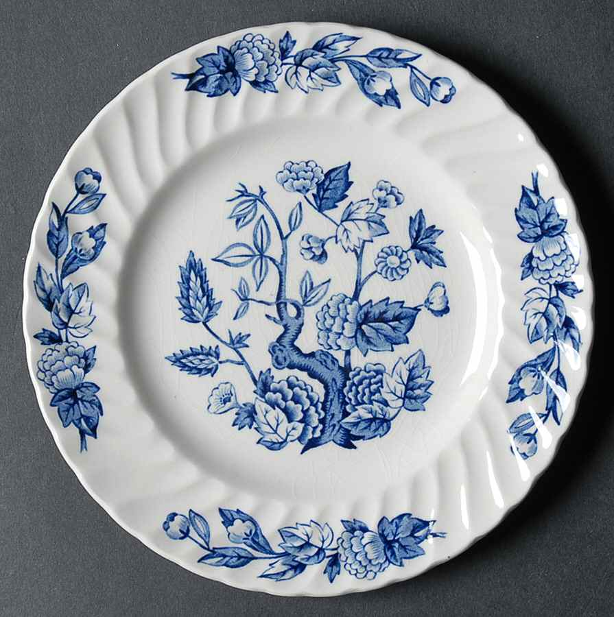 Indian Tree Blue Bread & Butter Plate by Swinnertons-1