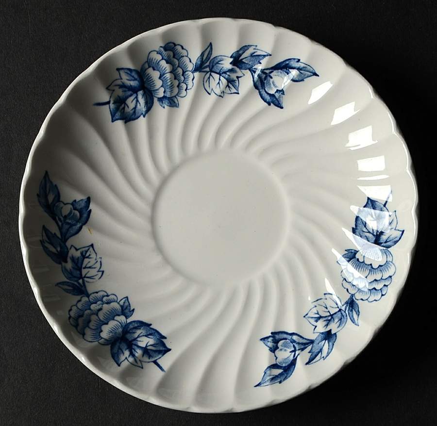Indian Tree Blue Saucer by Swinnertons-1