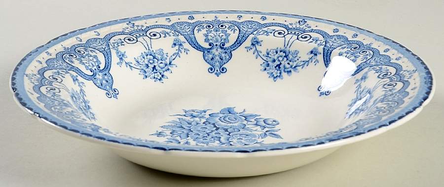 Kent Blue Rim Soup Bowl by Swinnertons-1