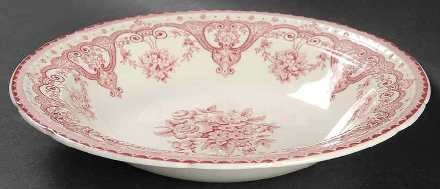 Kent Pink Rim Soup Bowl by Swinnertons-1