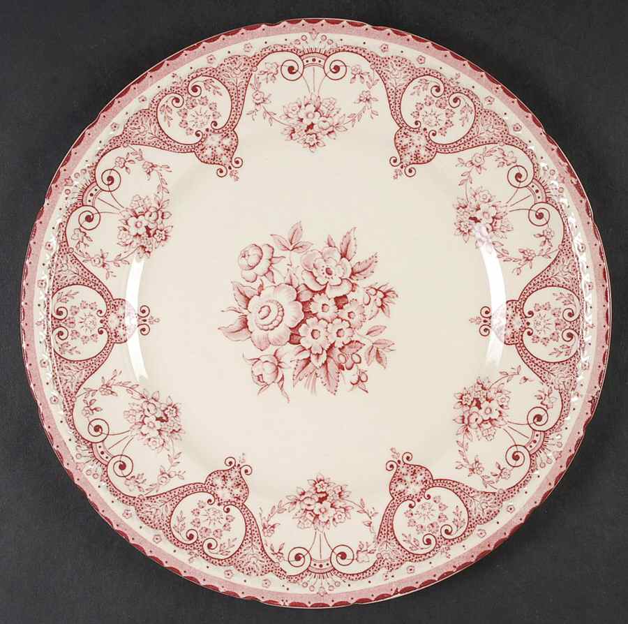 Kent Pink Dinner Plate by Swinnertons-1