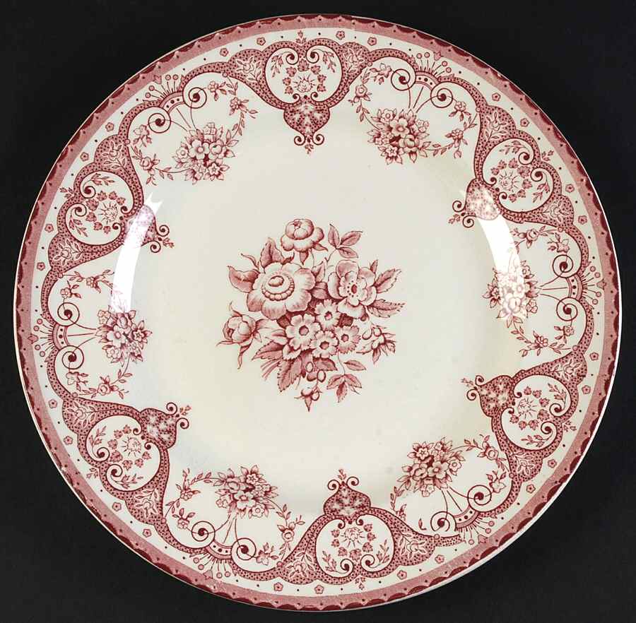 Kent Pink Dinner Plate by Swinnertons-1