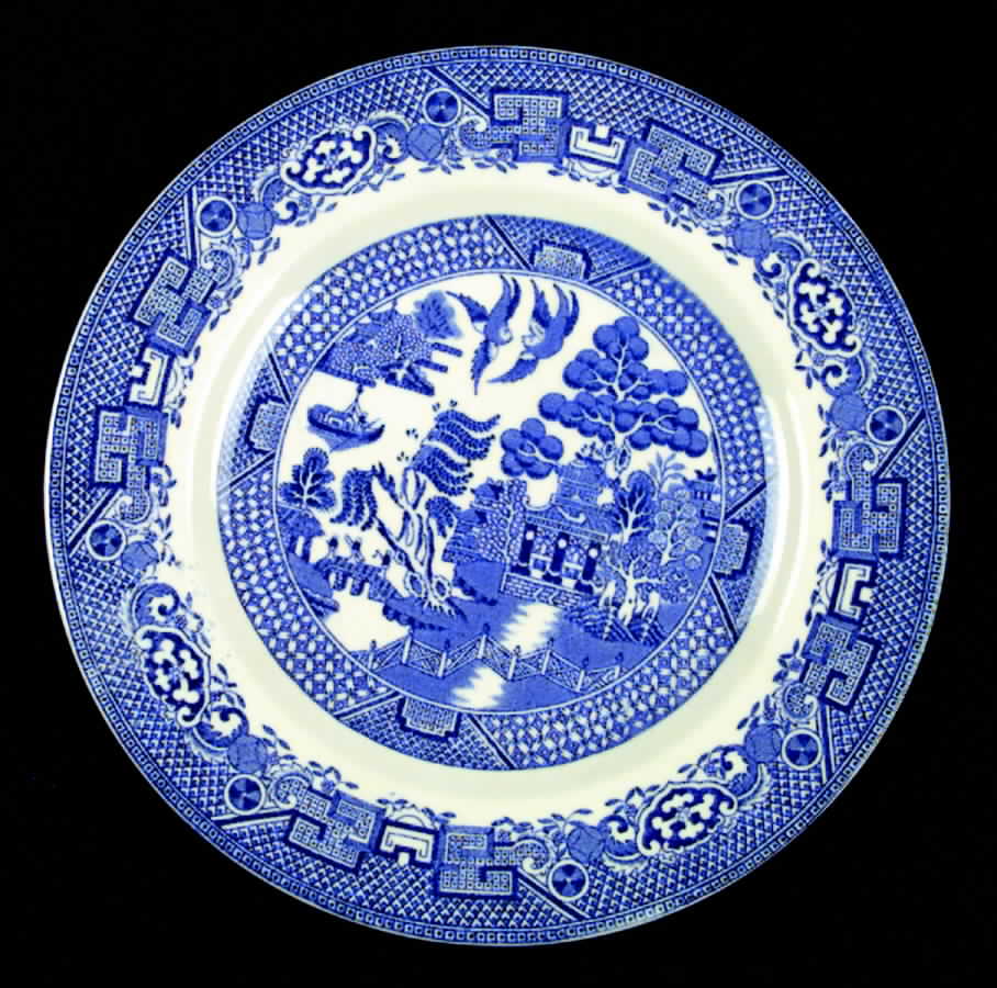 Old Willow Blue Dinner Plate by Swinnertons-1
