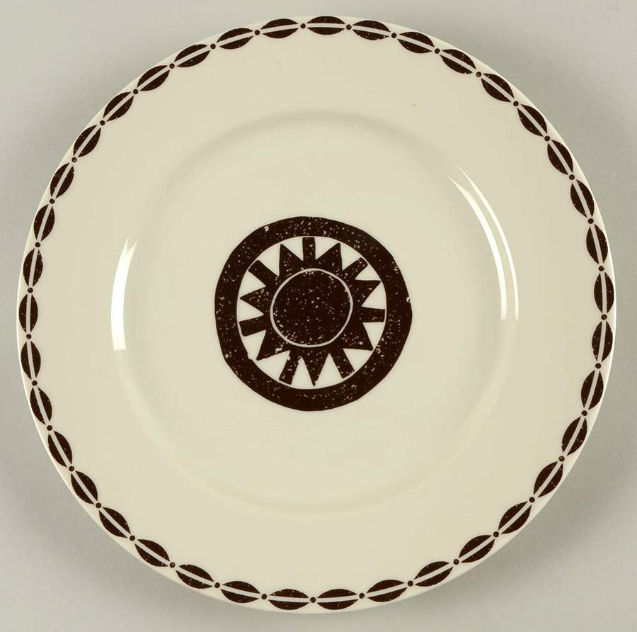 African Dinner Plate by Swid Powell-1