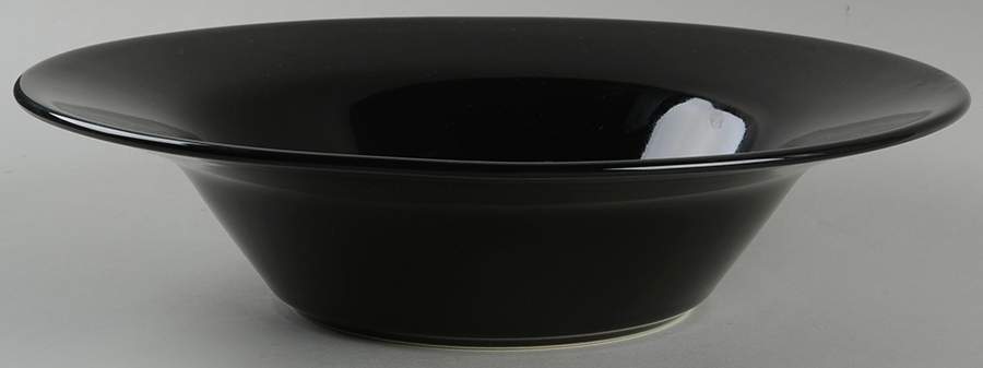 Black 10" Round Vegetable Bowl by Swid Powell-1