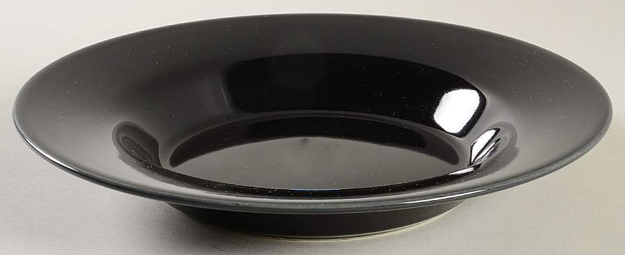 Black 9" Soup/Pasta Bowl by Swid Powell-1