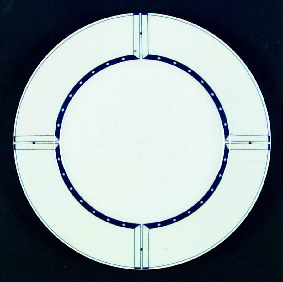 Chicago Blues Dinner Plate by Swid Powell-1