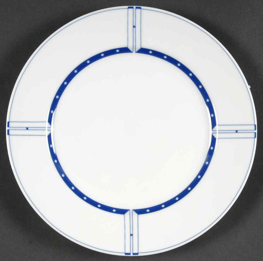 Chicago Blues Salad Plate by Swid Powell-1