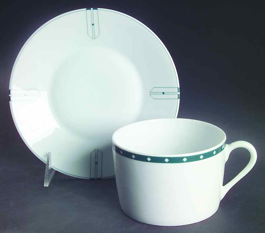 Chicago Oversized Cup & Saucer Set by Swid Powell-1