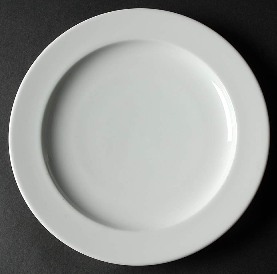 Commercial White Salad Plate by Swid Powell-1