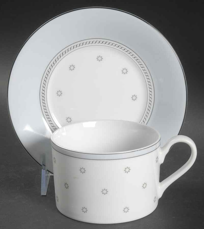 Corinth Flat Cup & Saucer Set by Swid Powell-1