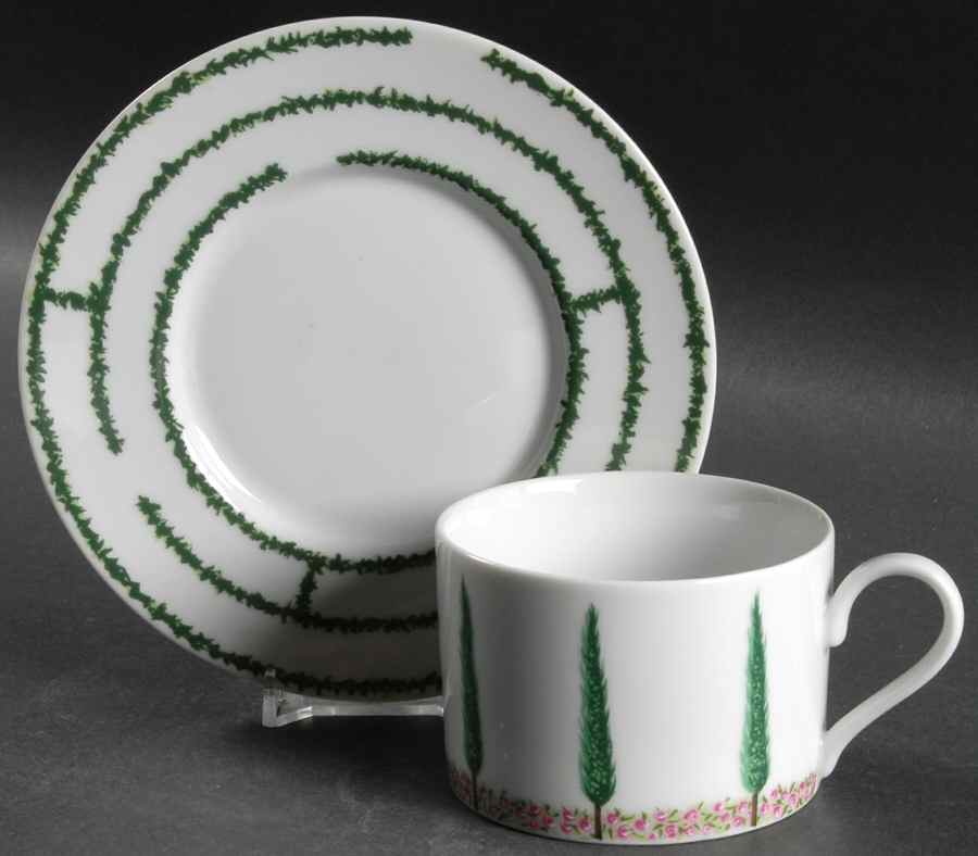 Cypress Flat Cup & Saucer Set by Swid Powell-1