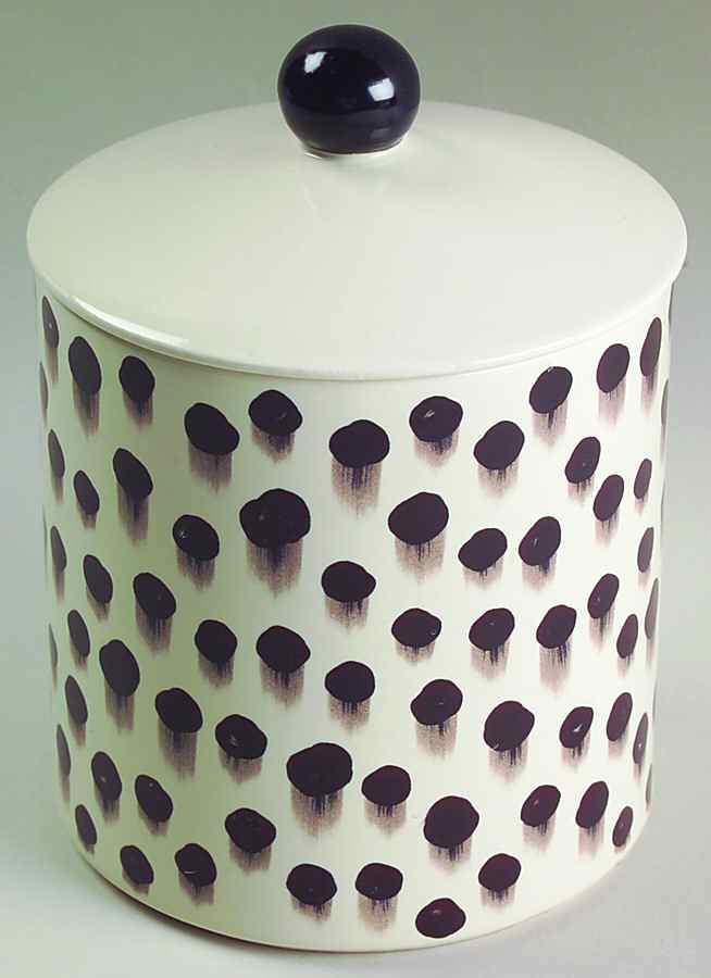 Dots Medium Canister & Lid by Swid Powell-1