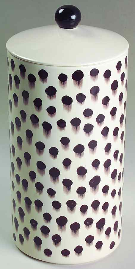 Dots Extra Large Canister & Lid by Swid Powell-1