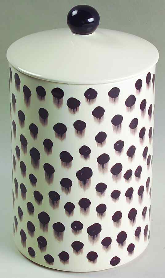 Dots Large Canister & Lid by Swid Powell-1