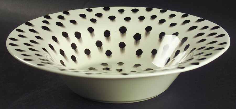 Dots 10" Round Vegetable Bowl by Swid Powell-1