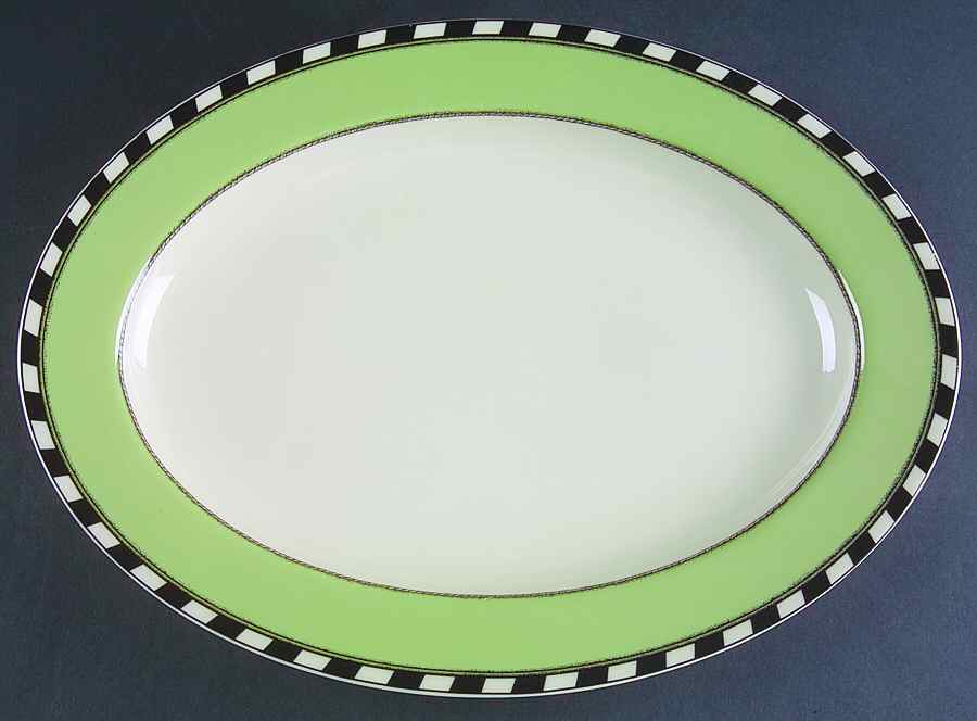 Drum Apple 14" Oval Serving Platter by Swid Powell-1
