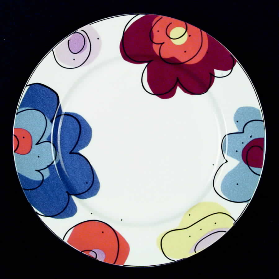Flowers Dinner Plate by Swid Powell-1