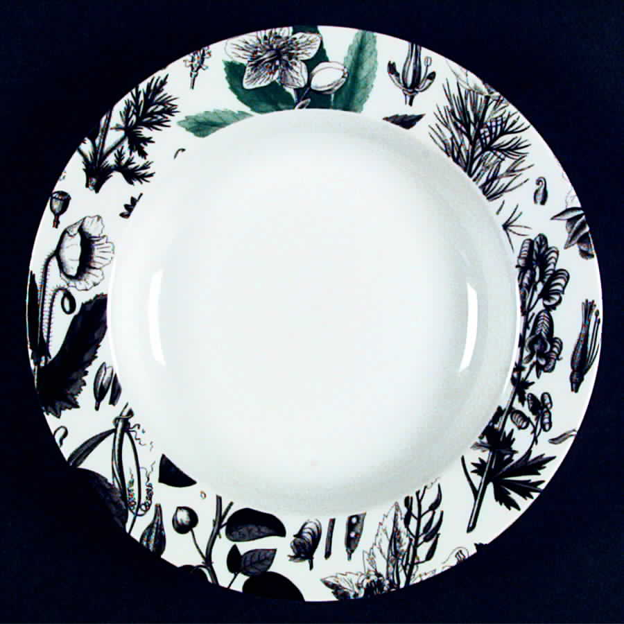 Garden Rim Soup Bowl by Swid Powell-1