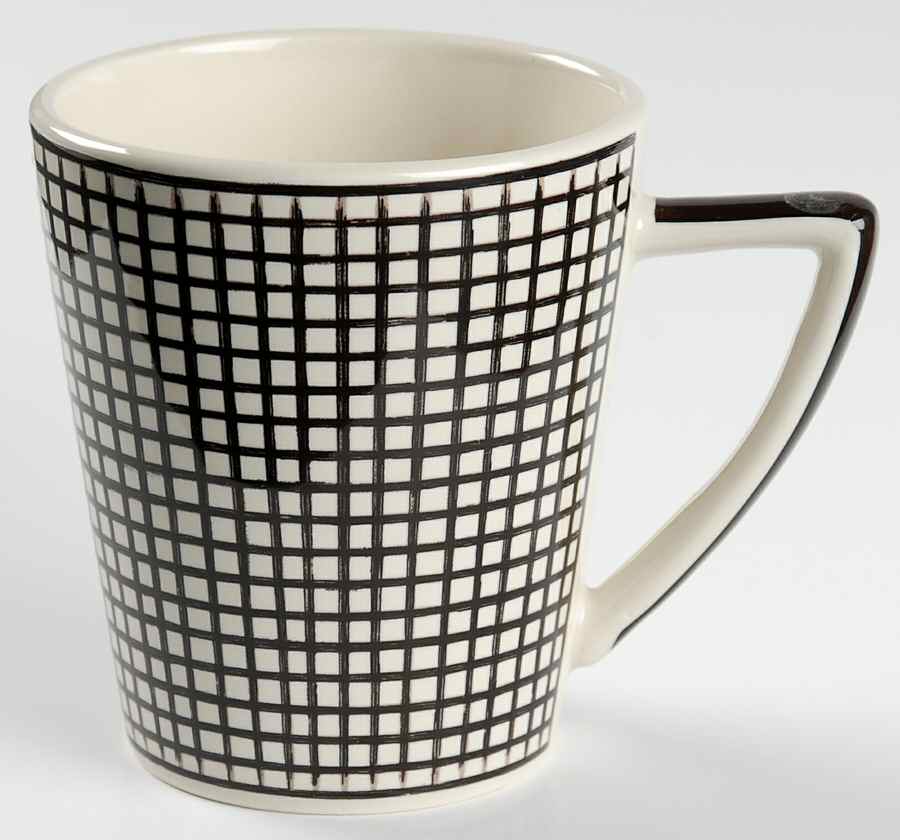 Graph Black Mug by Swid Powell-1