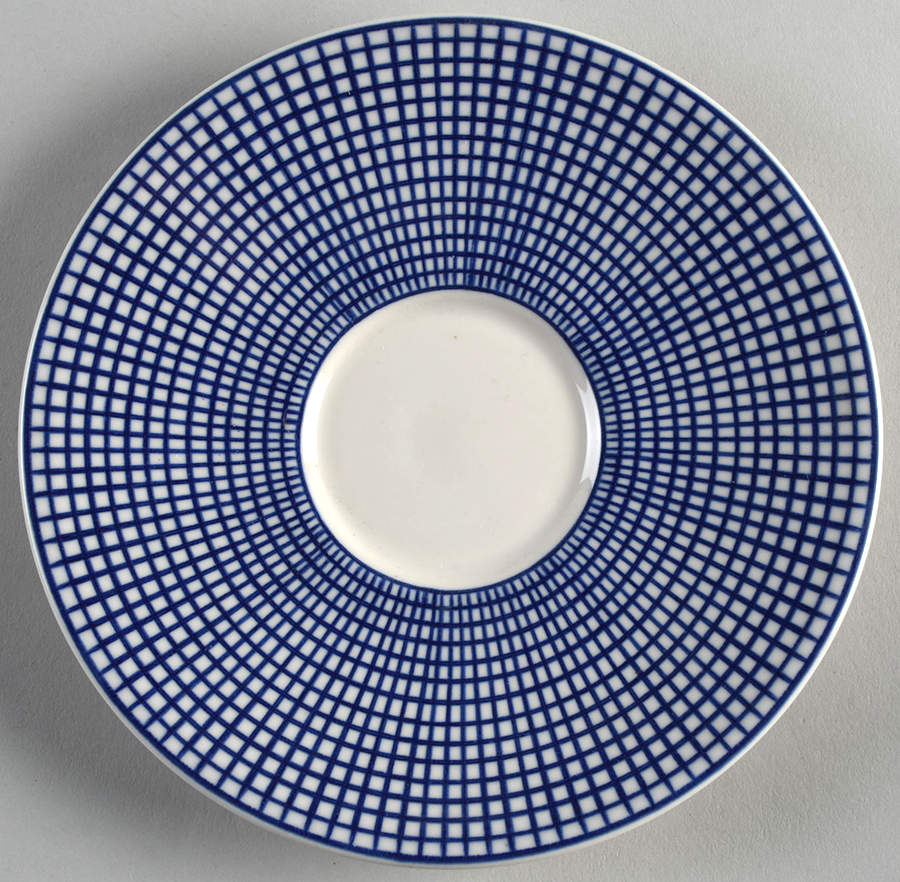 Graph Blue Saucer by Swid Powell-1