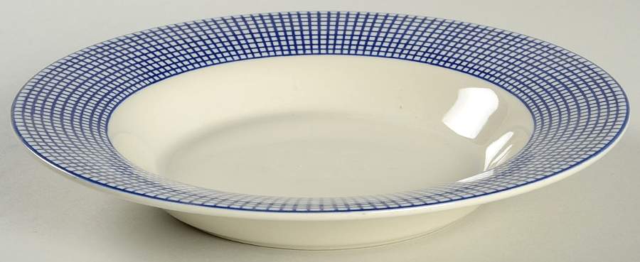 Graph Blue 9" Soup/Pasta Bowl by Swid Powell-1
