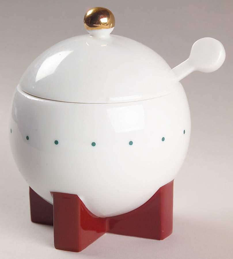 The Little Dripper-The Big Dripper Sugar Bowl & Lid with Ladle by Swid Powell-1