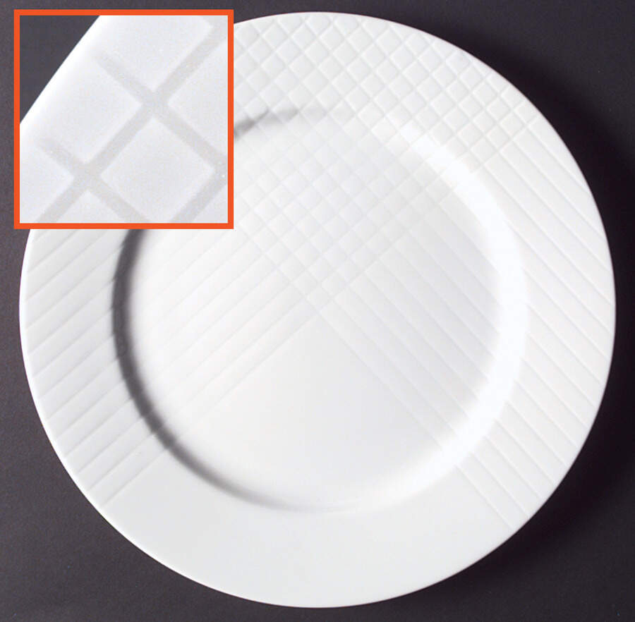 Meier Grid Dinner Plate by Swid Powell-1
