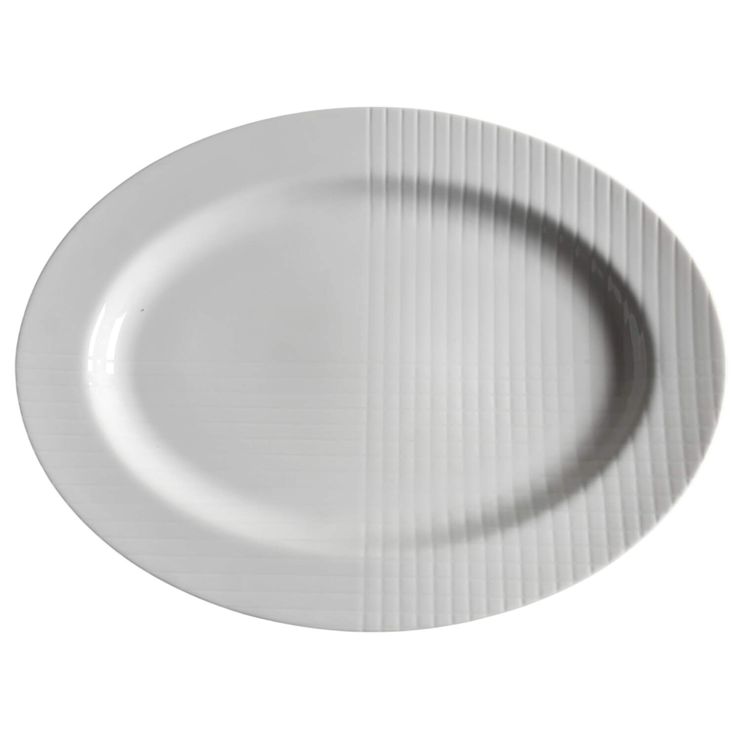 Meier Grid 16" Oval Serving Platter by Swid Powell-1