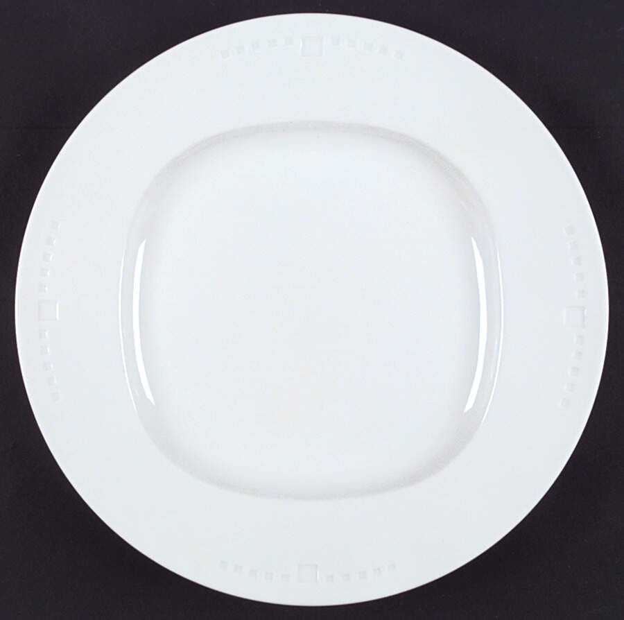 Meier White Dinner Plate by Swid Powell-1